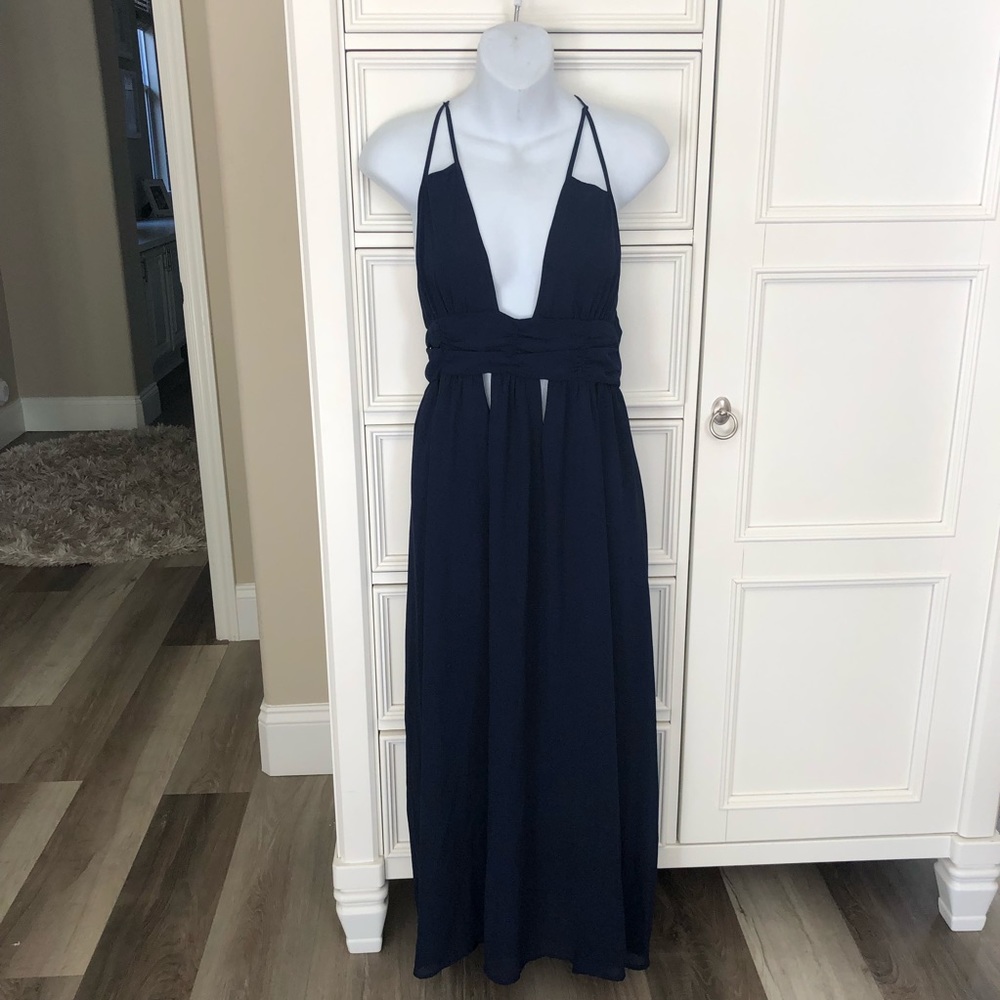 Blue Boho Dress